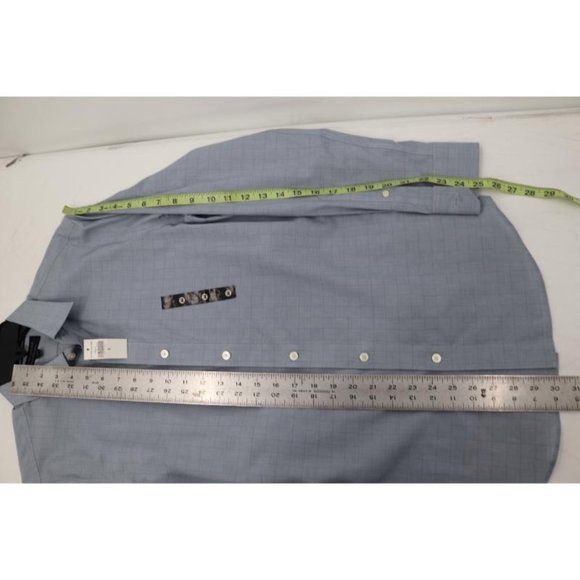 NWT Banana republic shirt Mens small non iron long sleeve button up plaid cotton - Picture 10 of 13